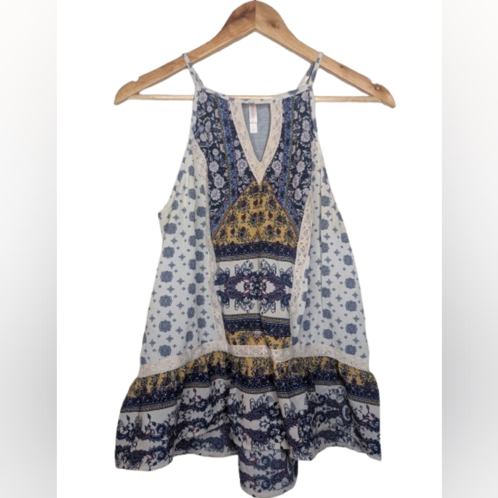Xhilaration Boho Peplum Top
